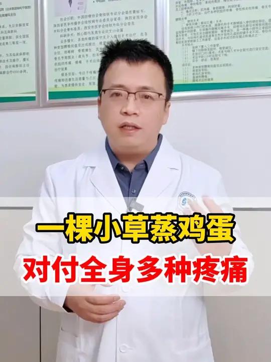 一棵小草蒸鸡蛋,对付全身多种疼痛!