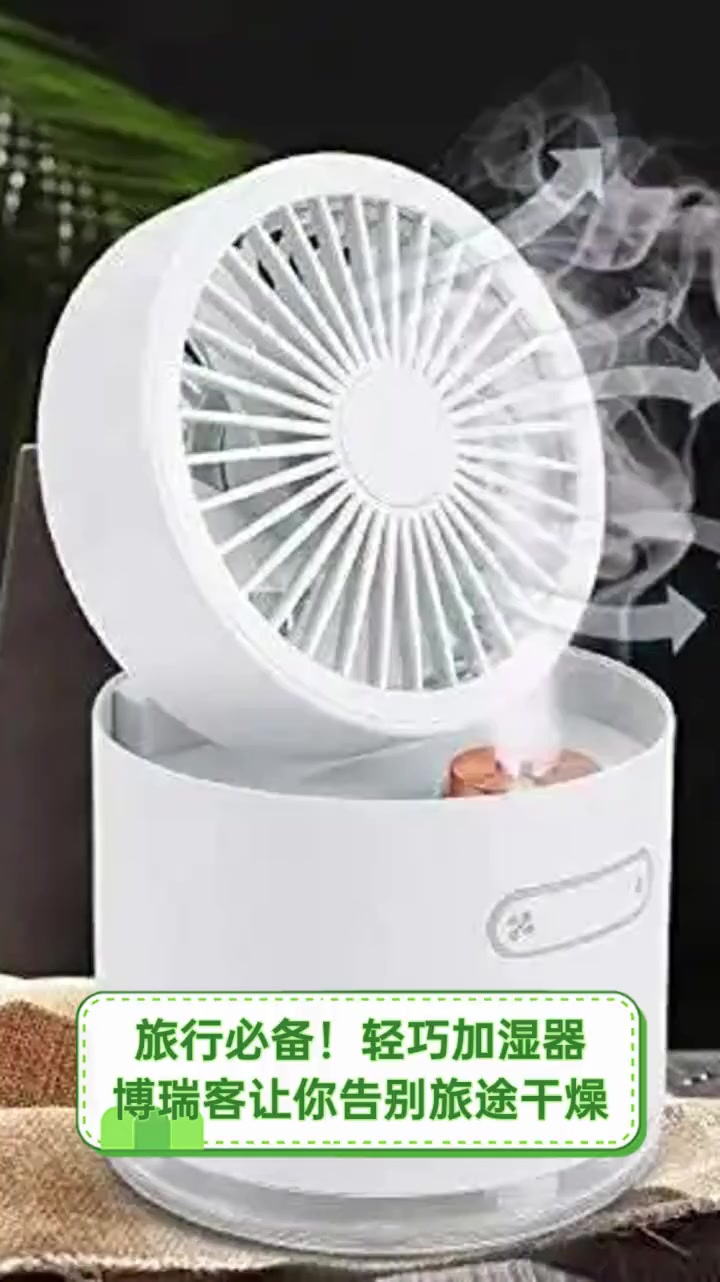 旅行必备!轻巧加湿器,博瑞客让你告别旅途干燥