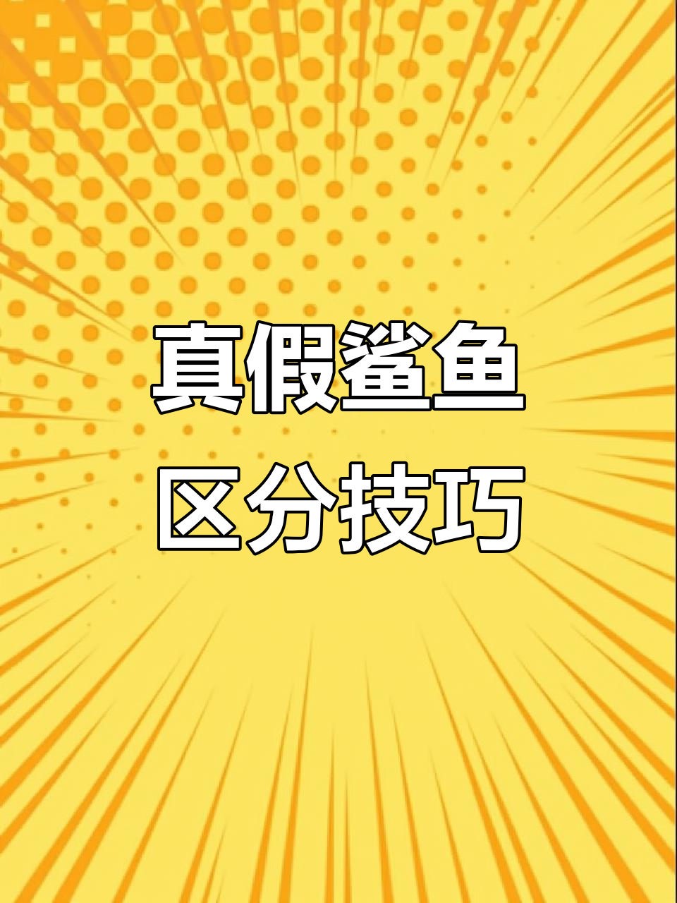 如何辨别真假鲨鱼产品？洗标是关键