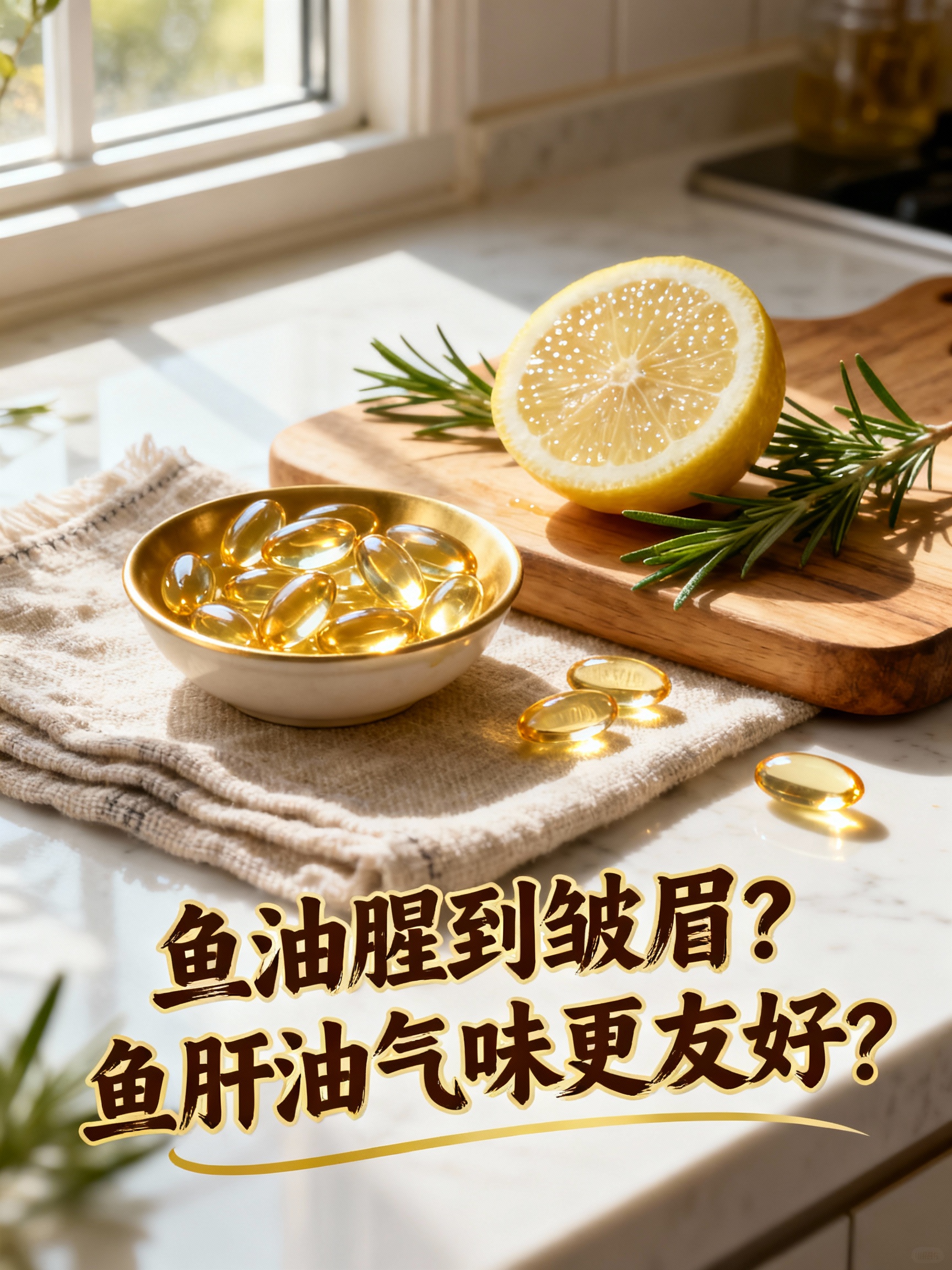 鱼油腥到皱眉?鱼肝油气味更友好?