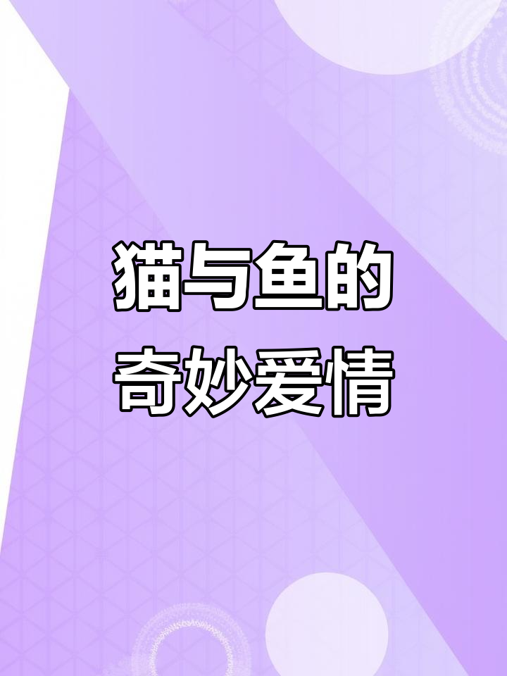 猫和鱼的爱情故事，谁爱上了谁？