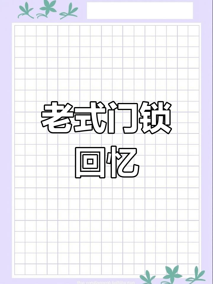 老人展示老式门锁,网友感叹:怀旧感满满!