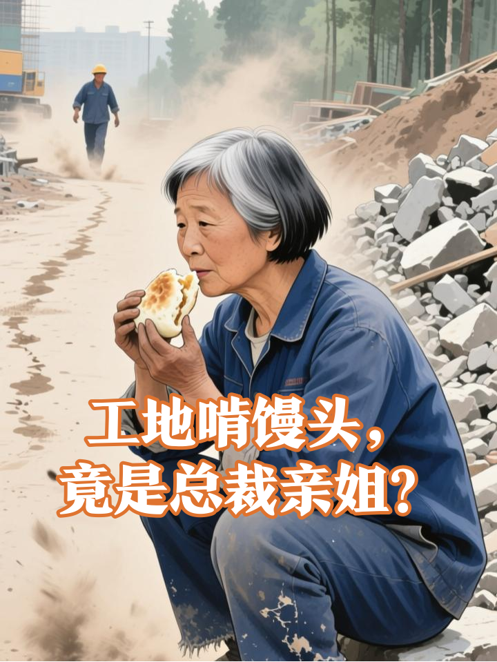 总裁换农民工装测姐姐,工地啃馒头的竟是失散三十年亲姐!