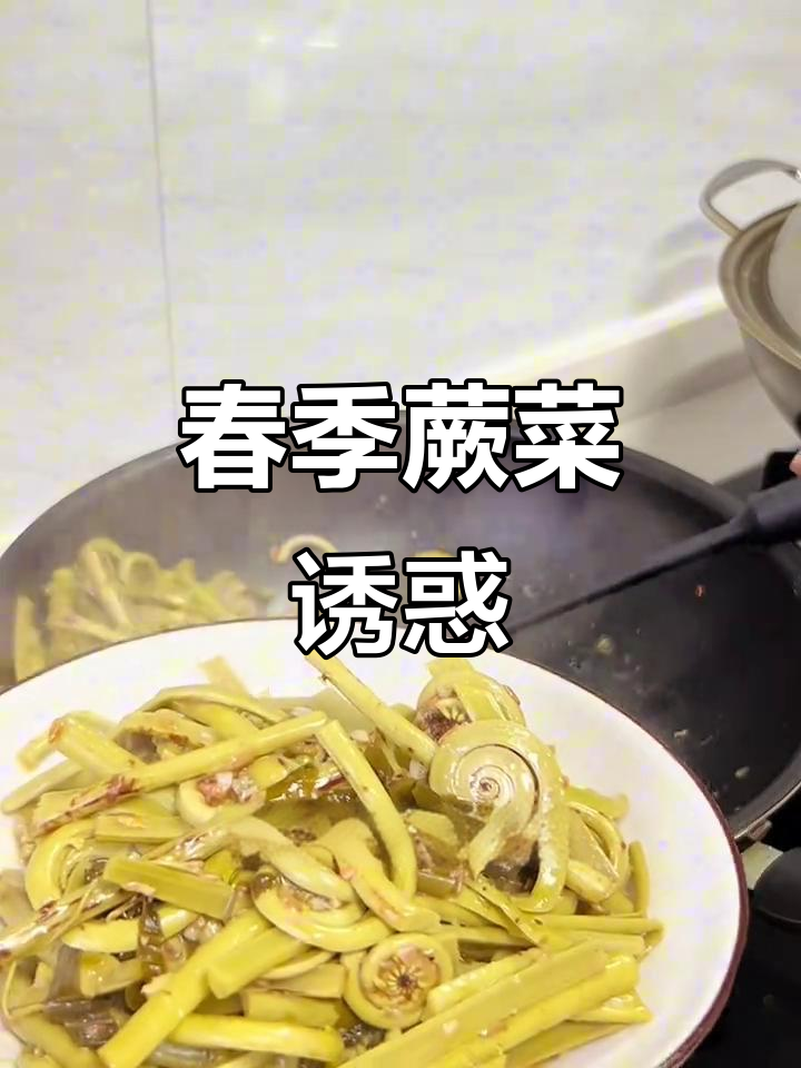 客家蕨菜，春日美味，让人欲罢不能！