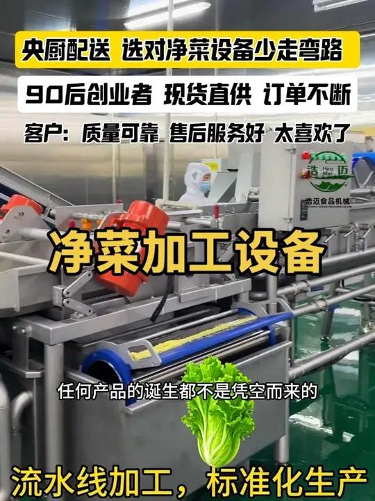 你对净菜加工设备有过了解吗