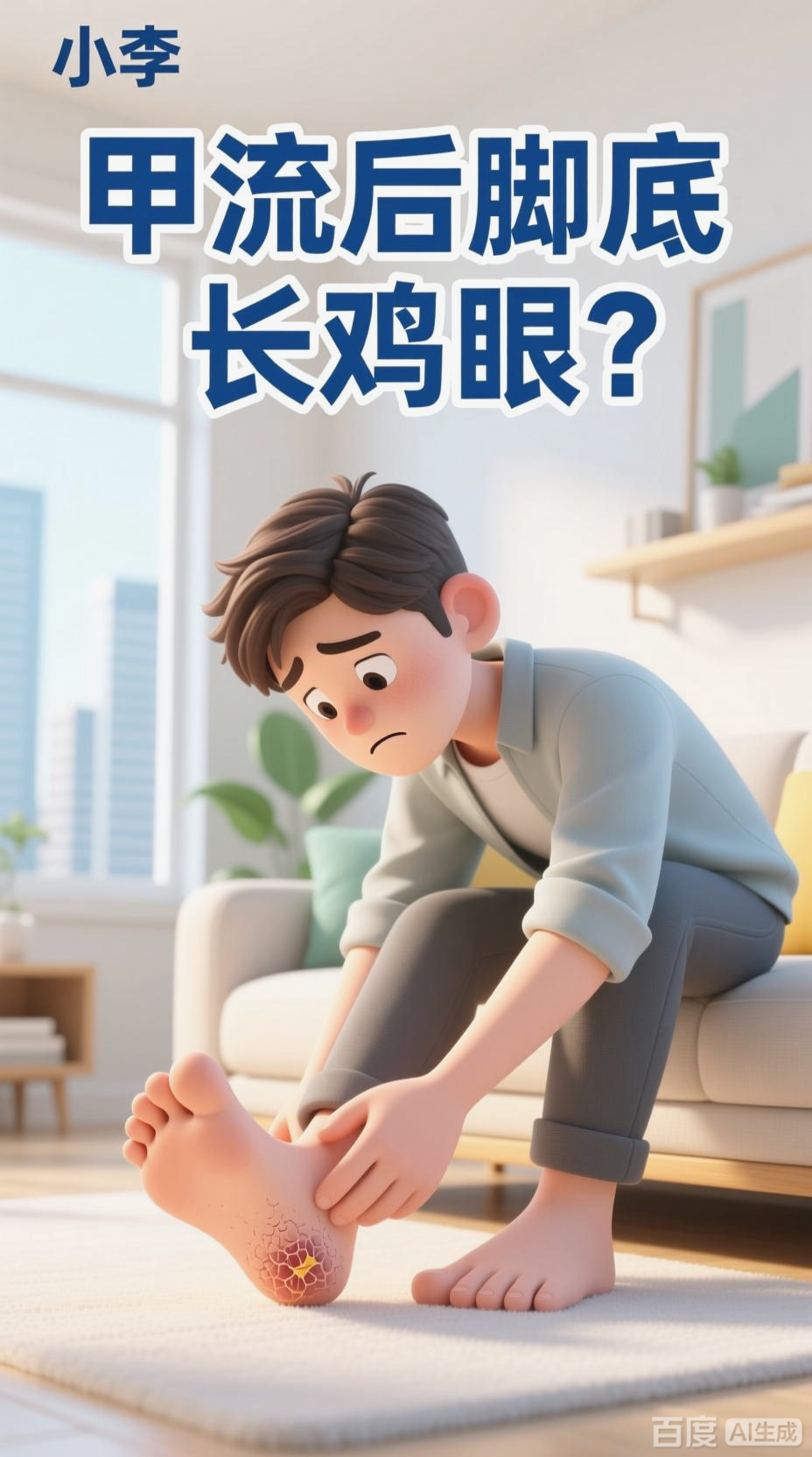 甲流后脚部鸡眼成因探究