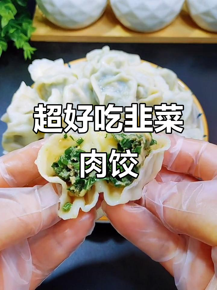 韭菜肉虾米饺子馅,鲜嫩多汁又美味