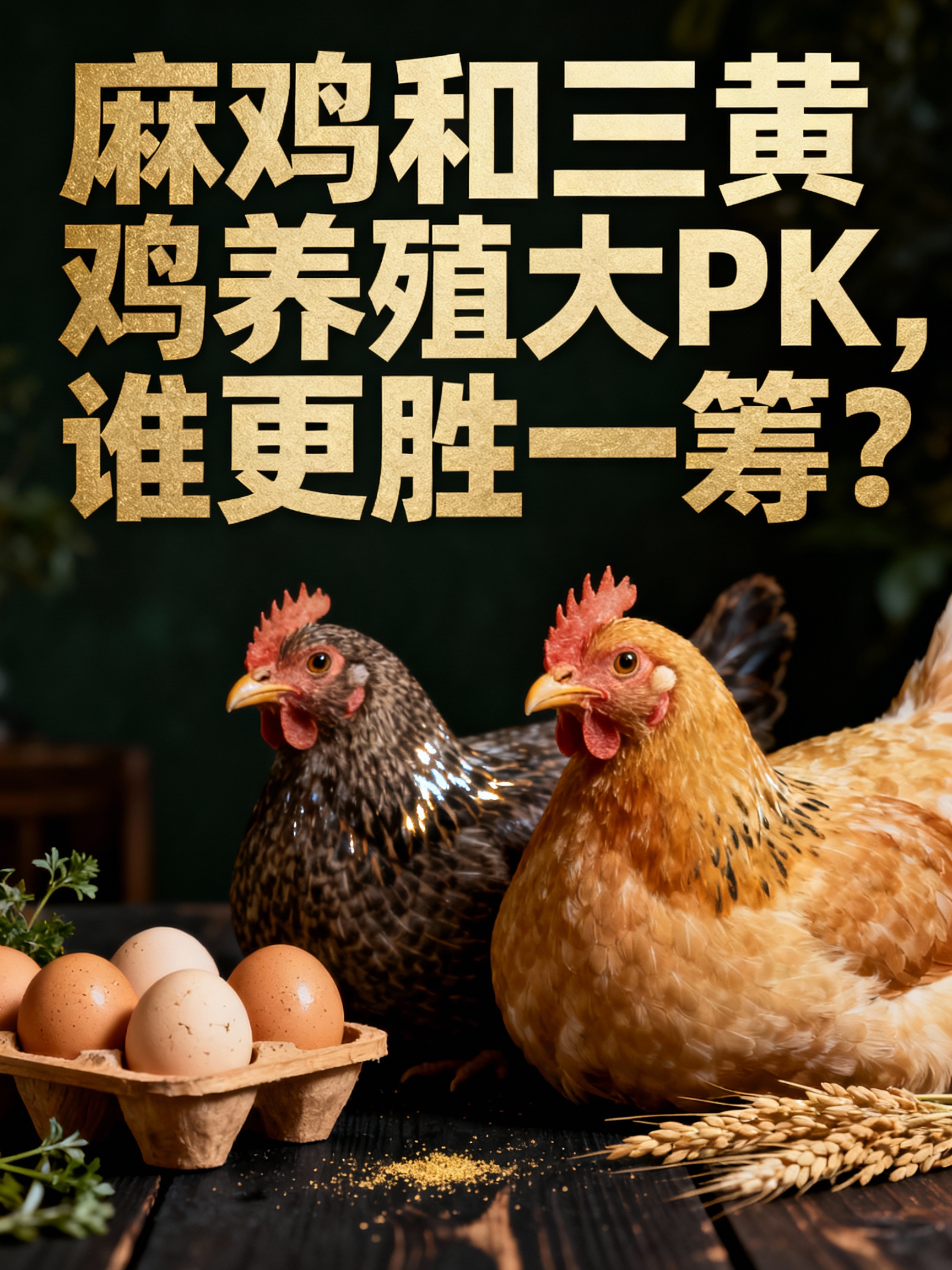 麻鸡和三黄鸡养殖大PK，谁更胜一筹？