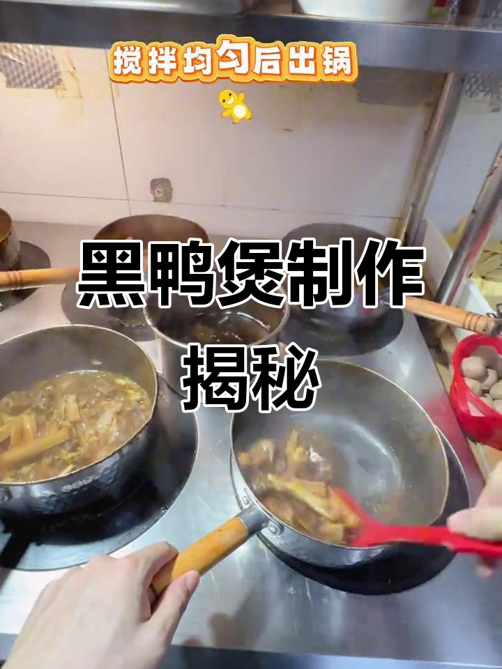武汉黑鸭煲制作全流程,简单又美味