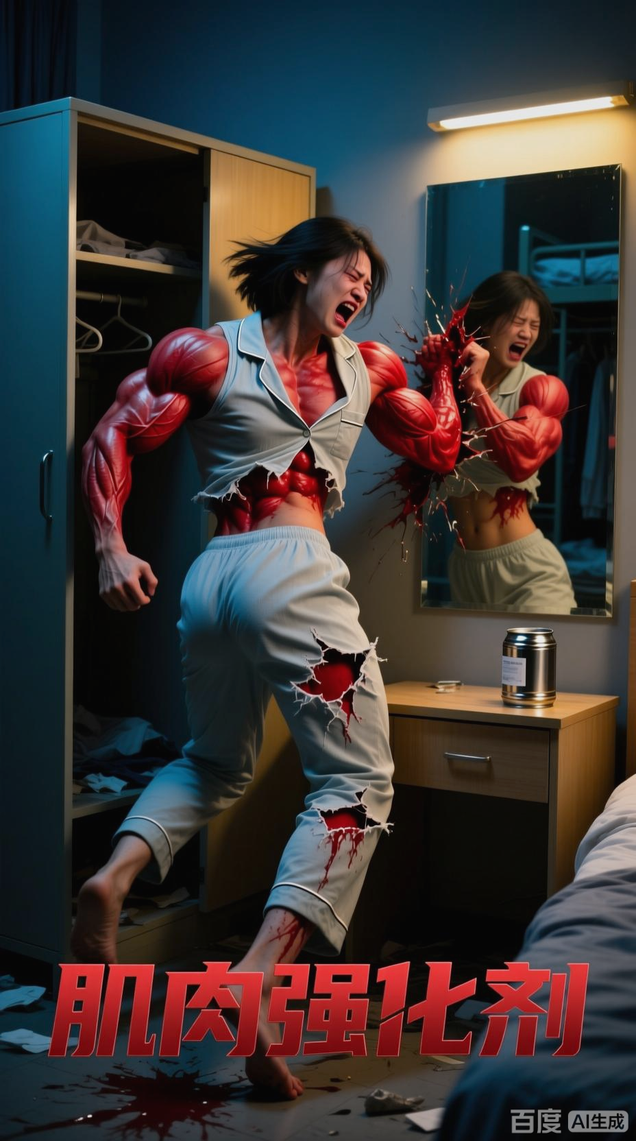 女生变身肌肉女的奇幻之旅