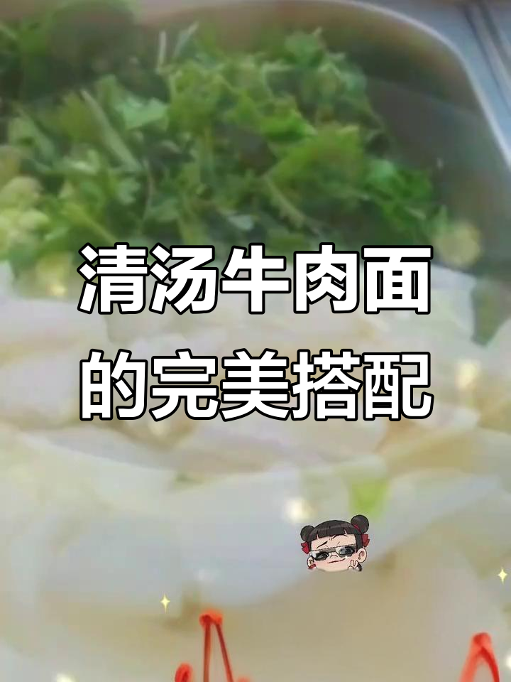 兰州娃最爱的清汤牛肉面,一清二白三红四绿全搞定