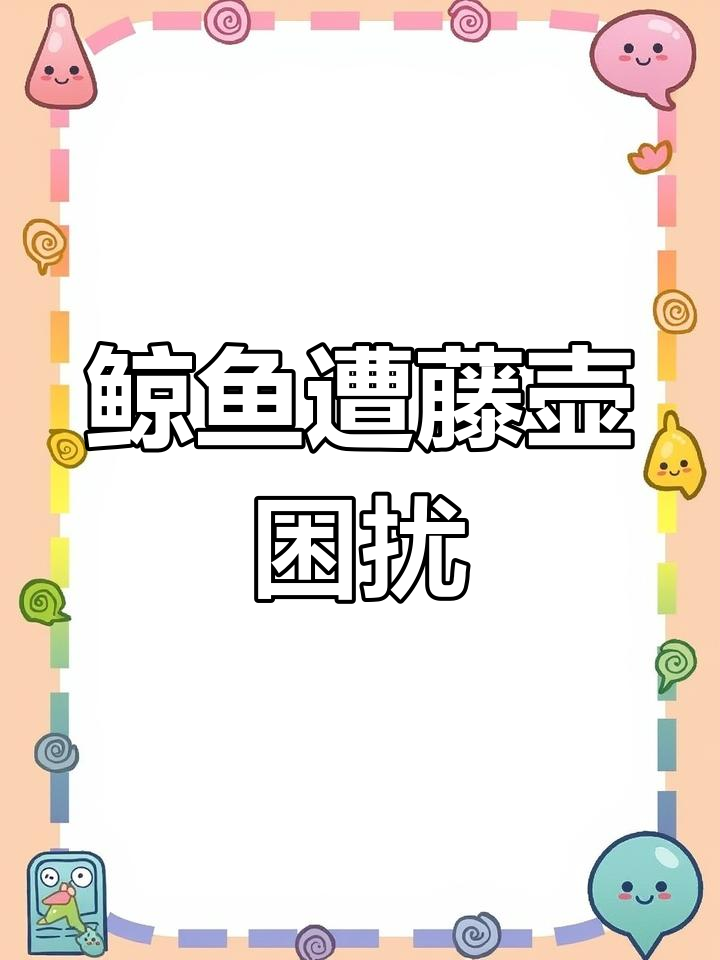 鲸鱼痛苦挣扎,藤壶寄生带来的危害