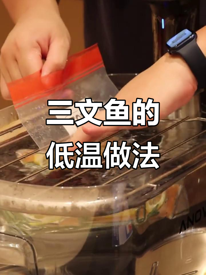 低温慢煮三文鱼，简单又美味！