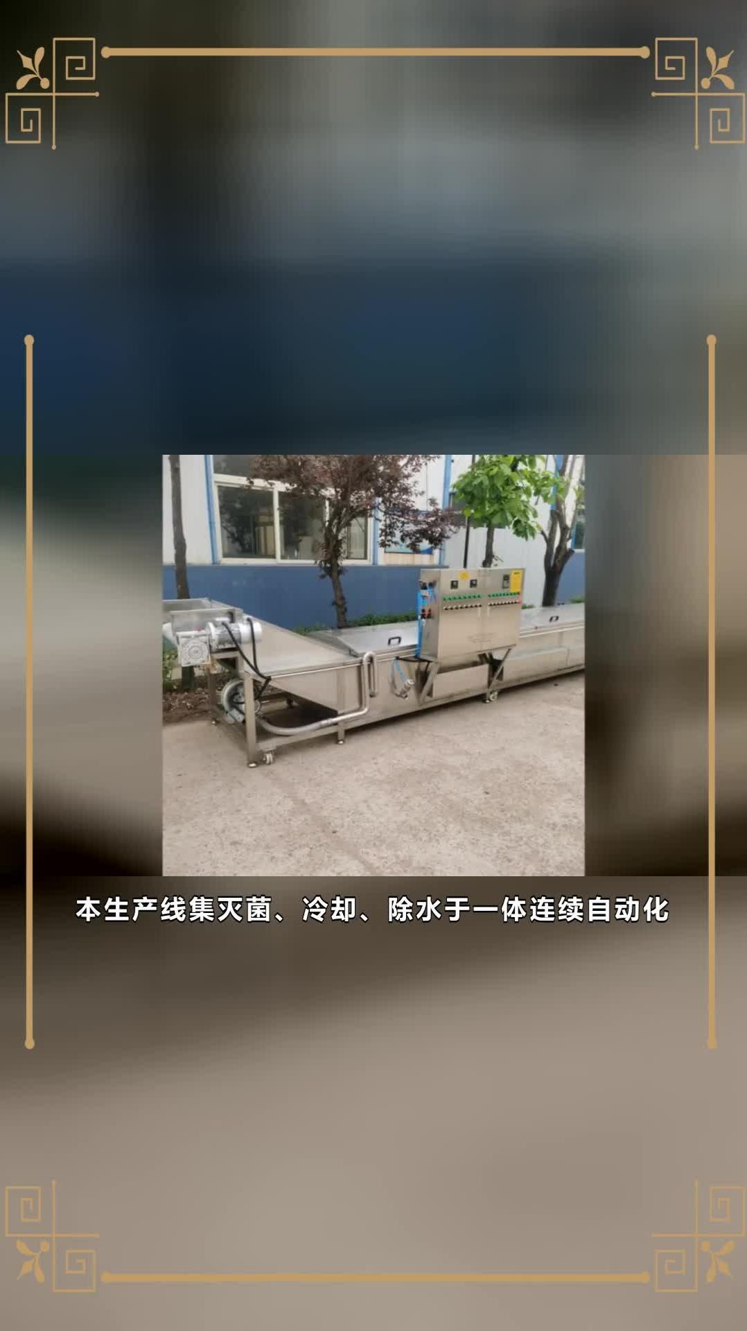 年糕段杀菌线 山东水果罐头巴氏杀菌线生产商 水浴式巴氏杀菌线订制 @诸城顺泽机械有限公司