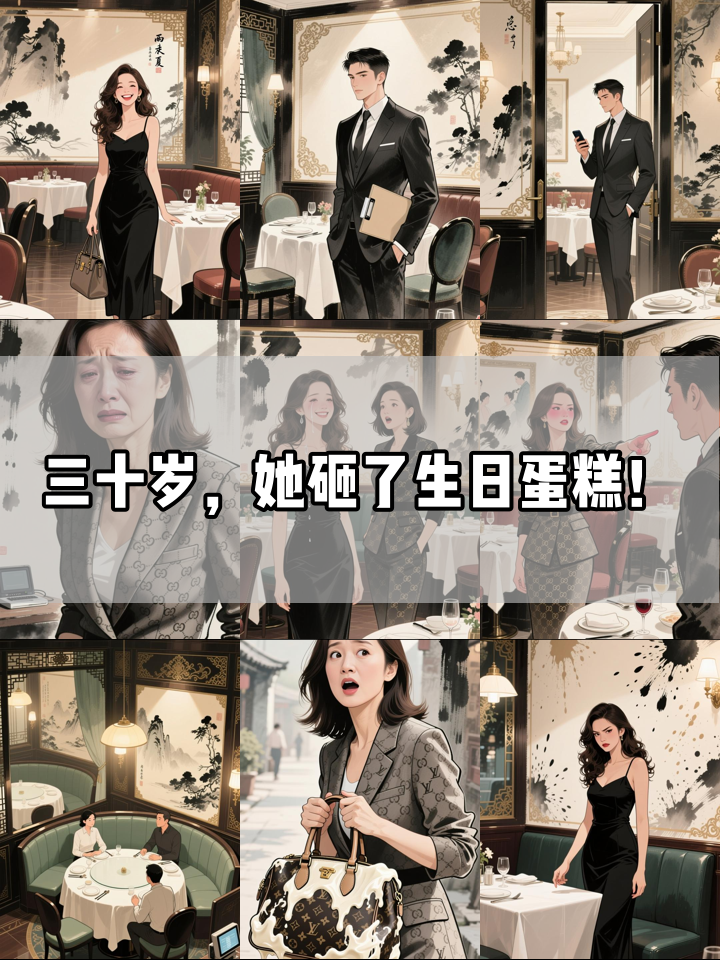 闺蜜送来祝福蛋糕,三十岁的她当场砸碎它!