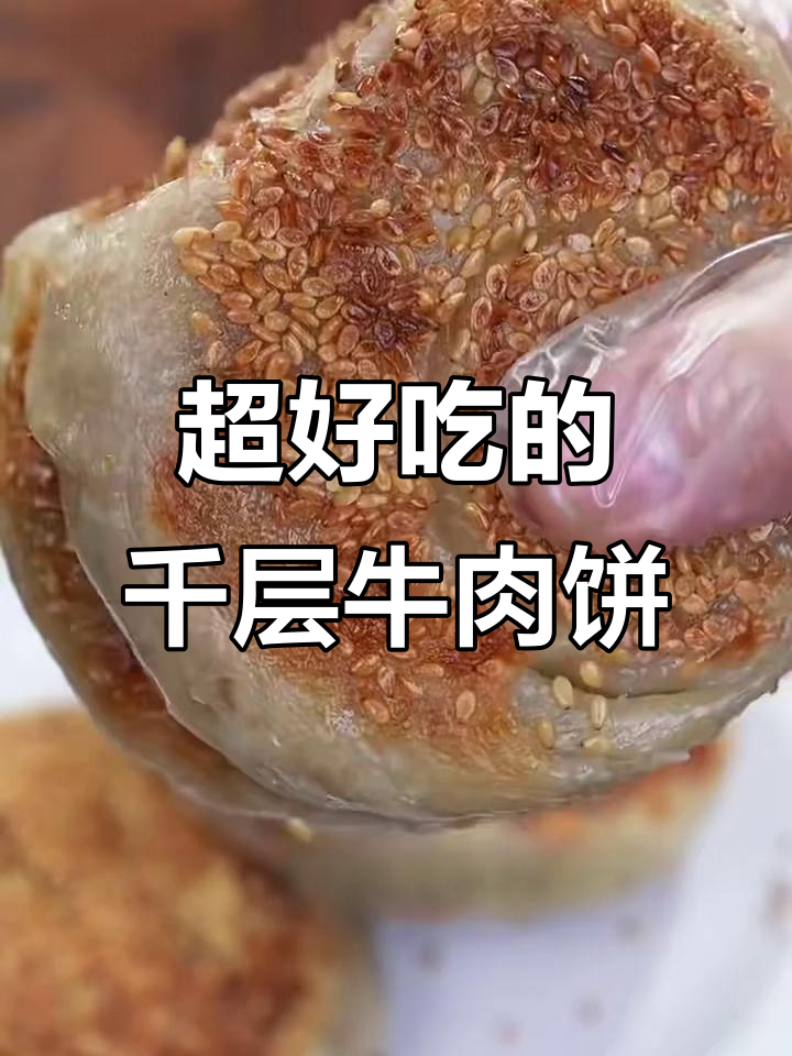 酥脆牛肉饼,外焦里嫩,空气炸锅轻松做!