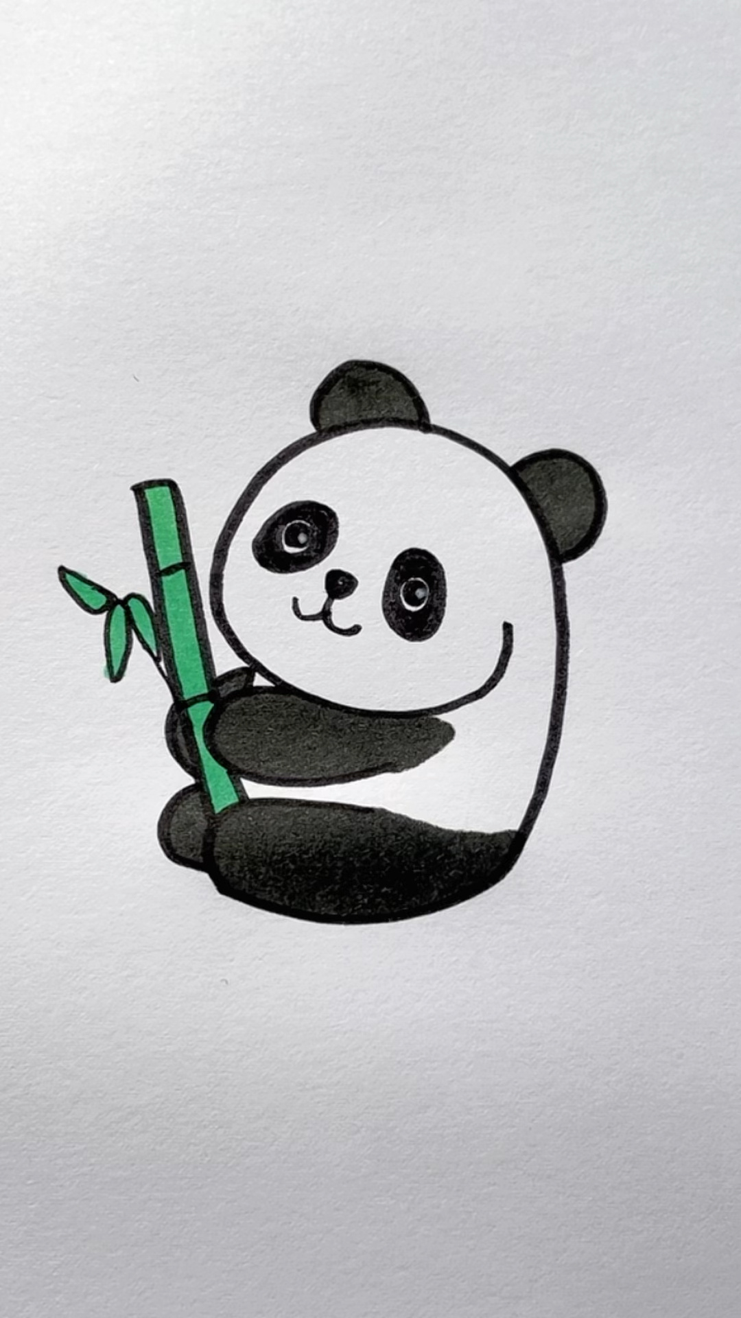小熊猫简笔画