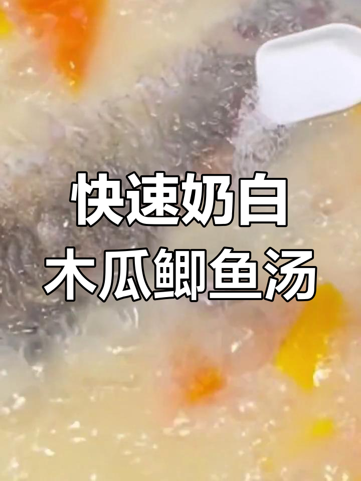 15分钟煮出奶白木瓜鲫鱼汤,秘诀全在这!