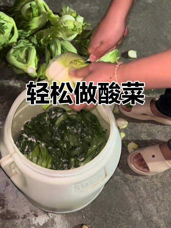 简单快速腌制酸菜,家常做法大公开