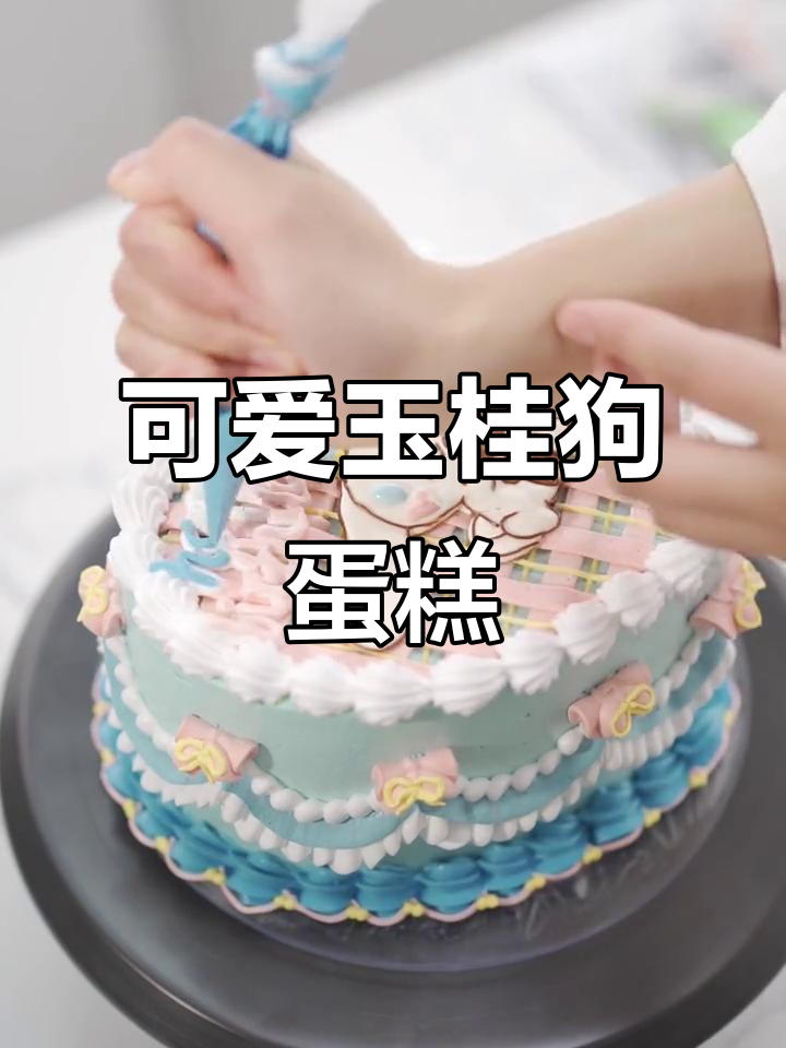 玉桂狗蛋糕,萌宠与甜点的完美结合