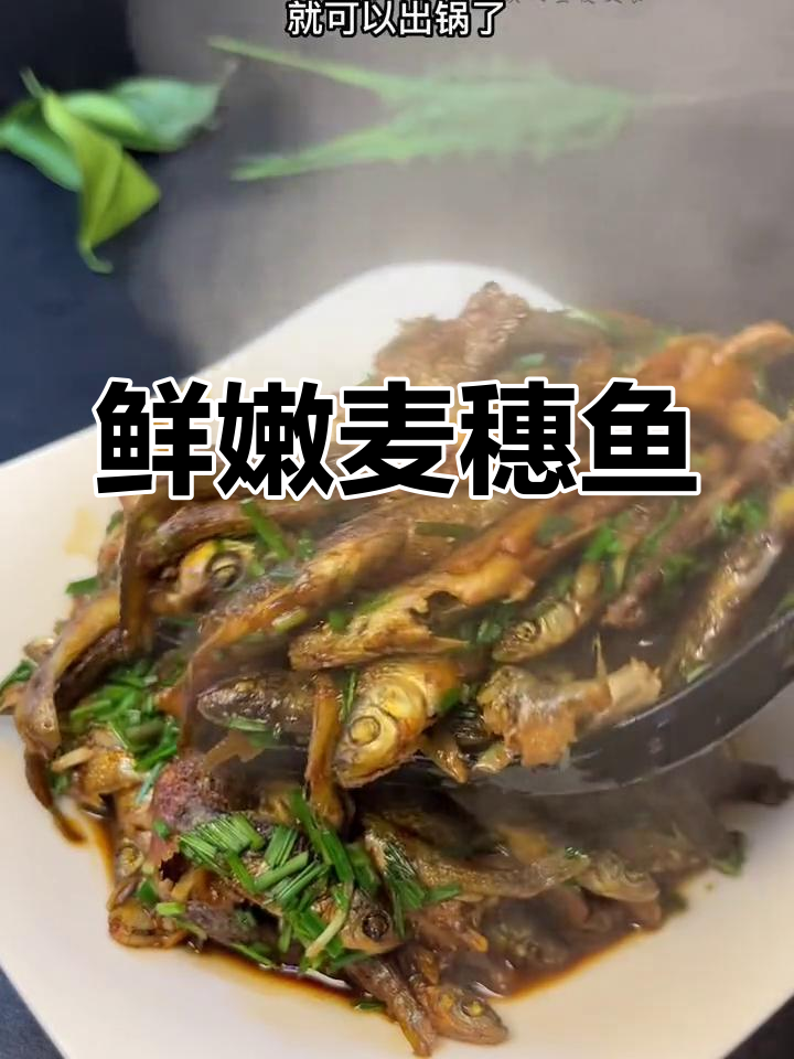 春天的美味麦穗鱼,野葱煎炸做法