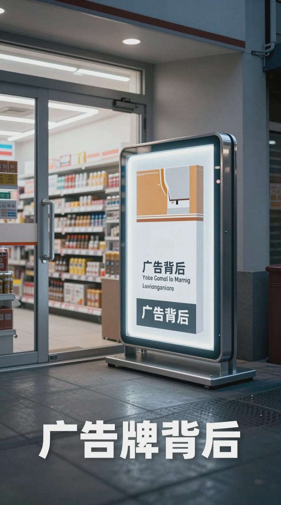 便利店下架香烟广告牌事件