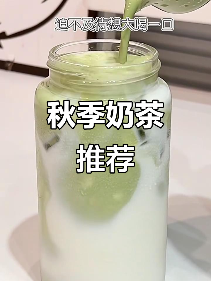 秋日必备,清新茉香奶绿,口感丰富,回味无穷!