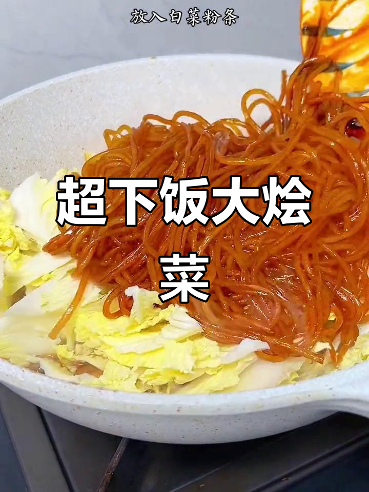秋冬必备！家常大烩菜，粉条白菜炖五花肉