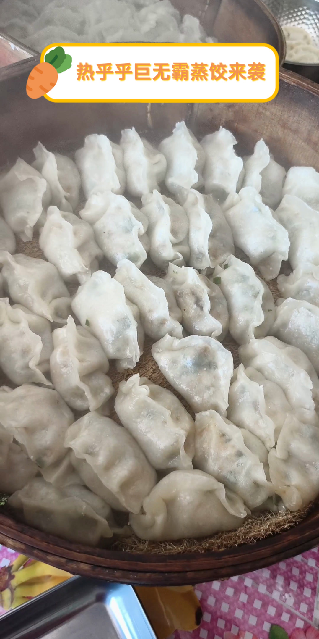 热乎乎巨无霸蒸饺来袭