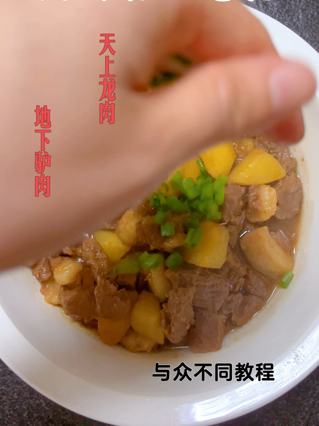 铁锅炖驴肉详细教程