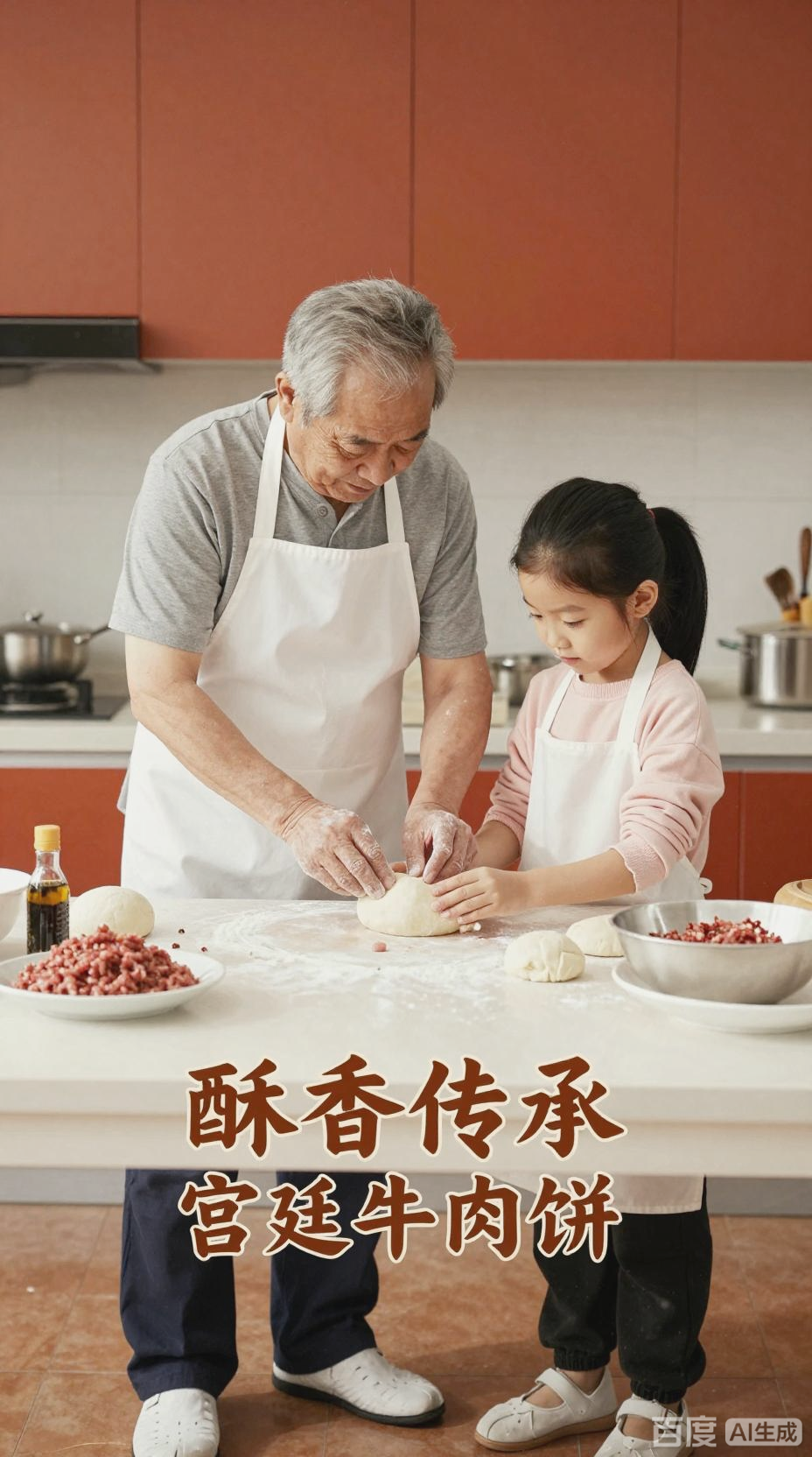退休面点师王叔的宫廷牛肉饼教学