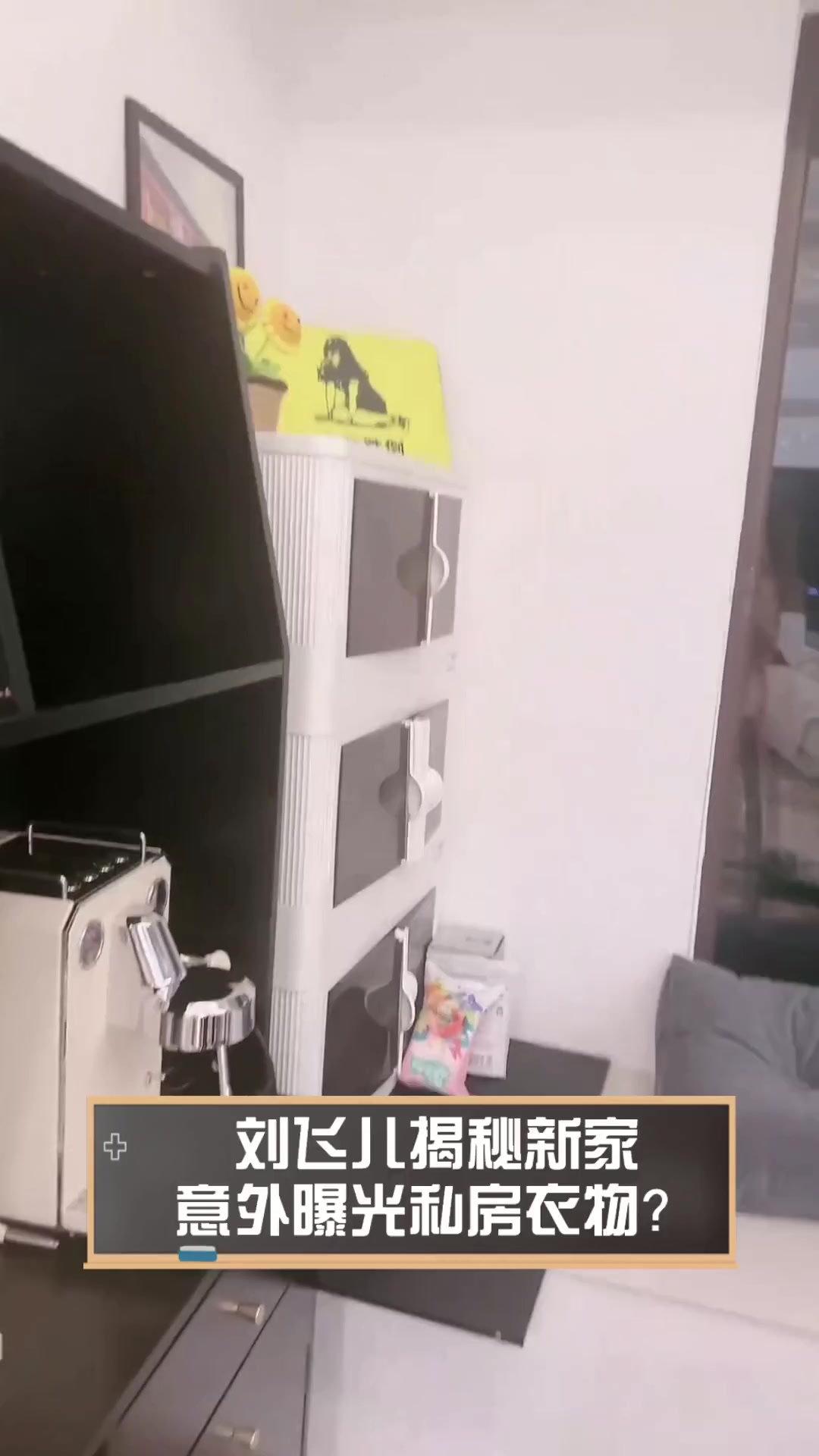 刘飞儿揭秘新家,意外曝光私房衣物?