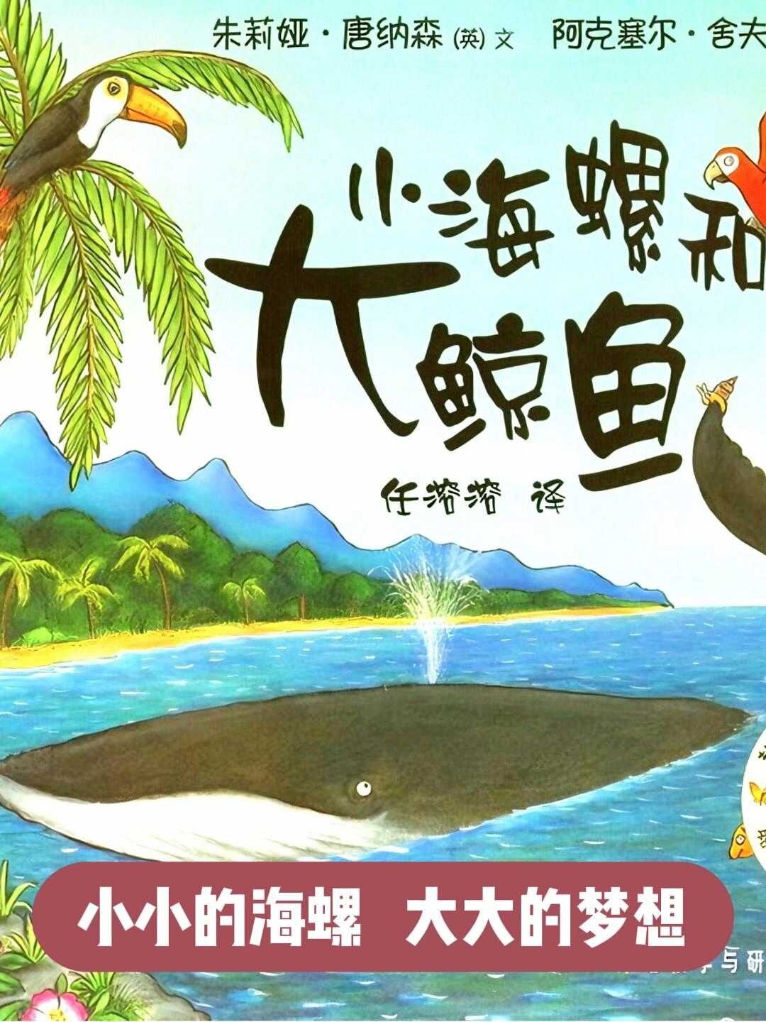 一起读绘本故事亲子阅读《小海螺和大鲸鱼》