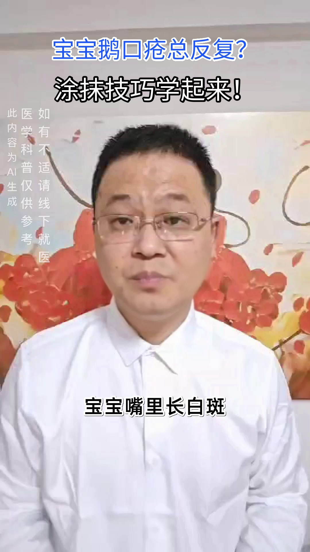 鹅口疮涂抹技巧大揭秘