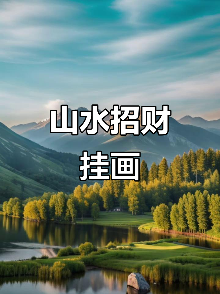 山水招财壁纸,美景带来好运