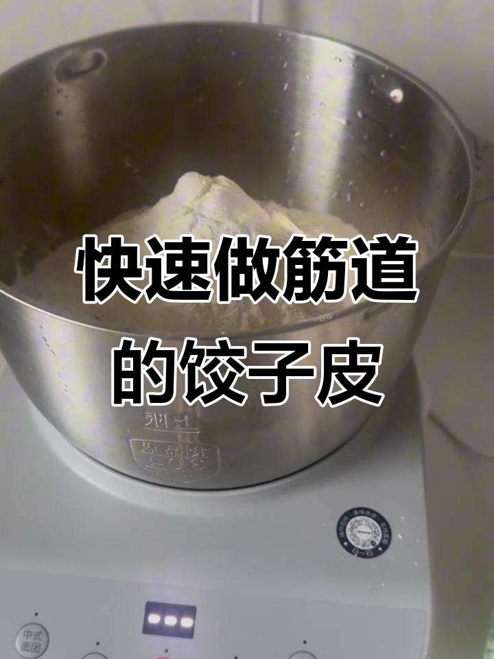 九阳和面机轻松搞定饺子皮,劲道十足省时又省力