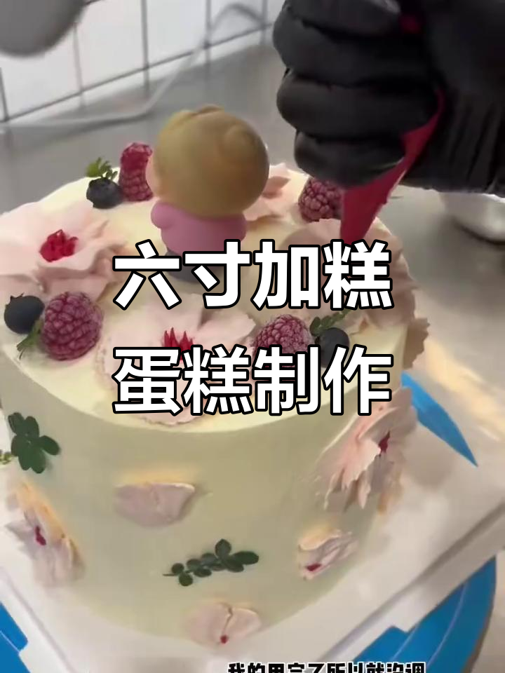 蓝胖子蛋糕、芒果巧克力夹心,六寸加糕超丰富!