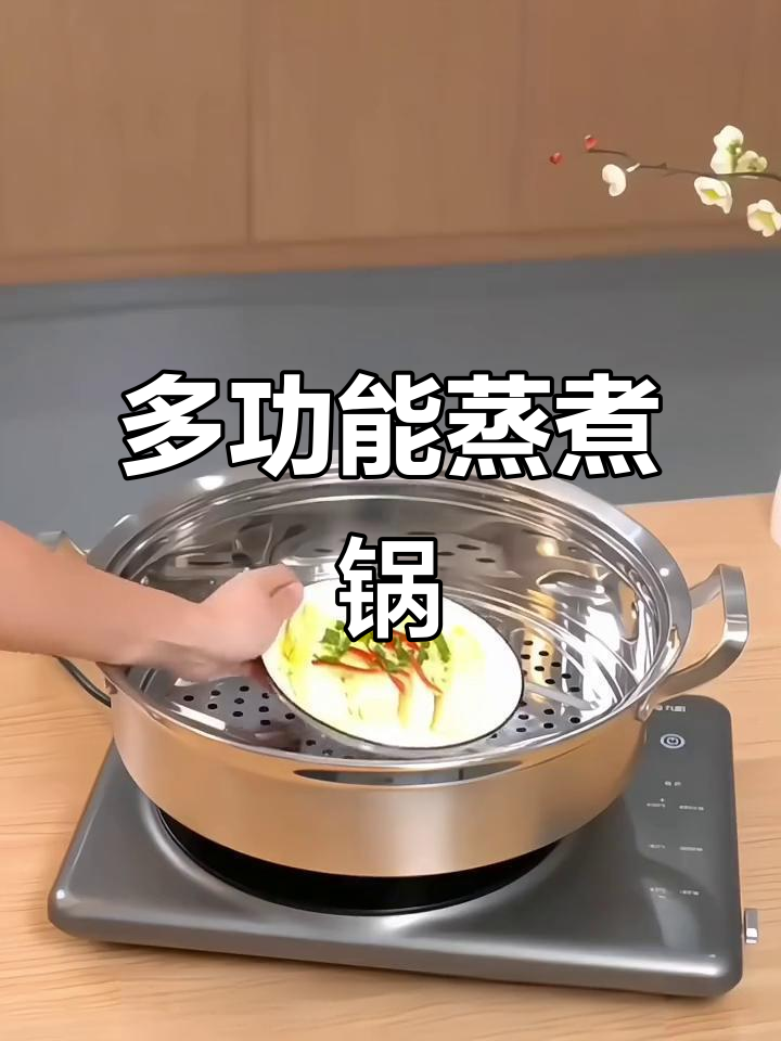 蒸汽火锅，蒸煮一体，家用大锅，电磁炉适用