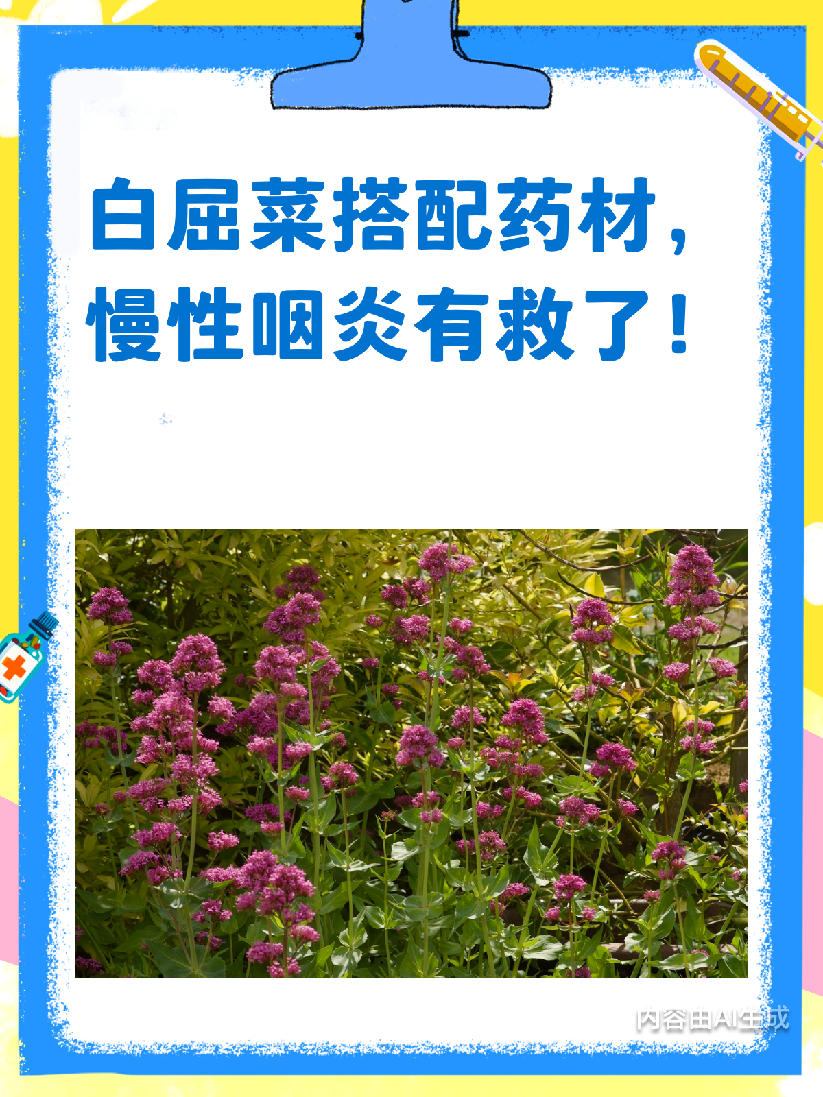 白屈菜搭配它,慢性咽炎有救了!