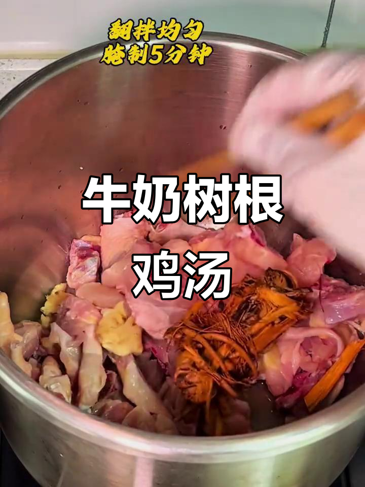 好久没喝牛奶树根鸡汤了，味道超赞！