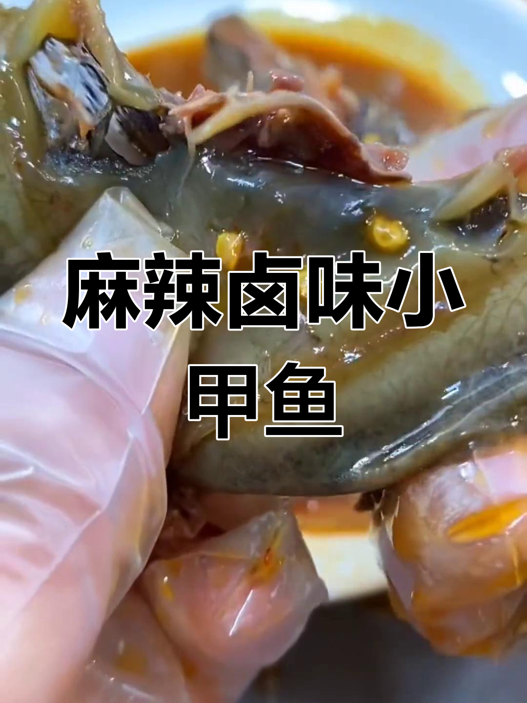荆州特色麻辣甲鱼,鲜香软烂,宵夜必备