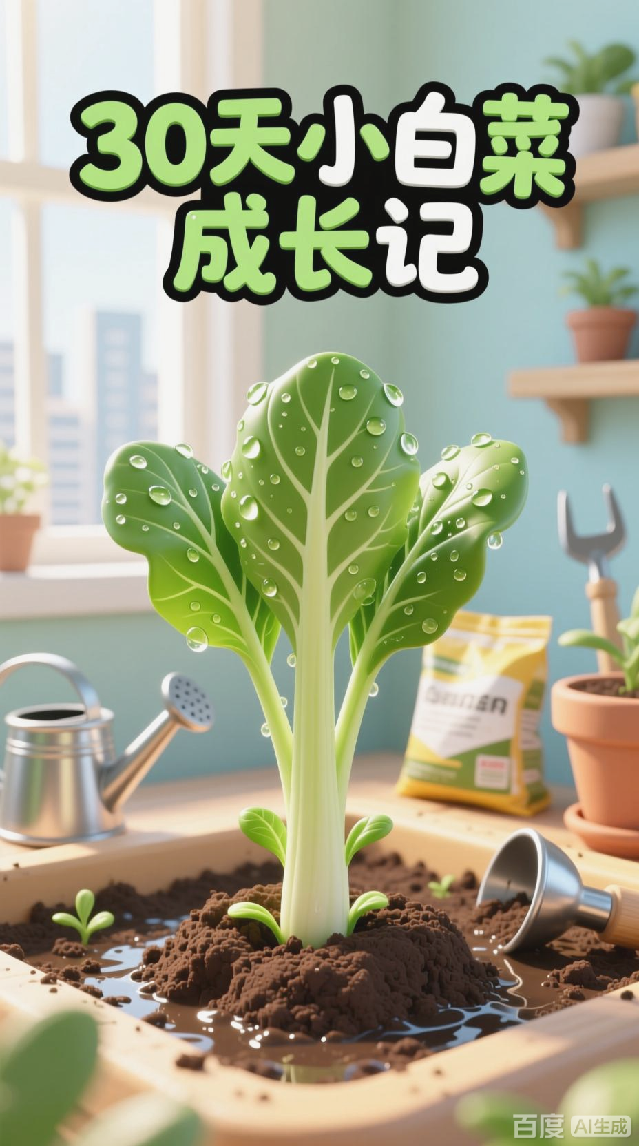 小白菜的成长历程