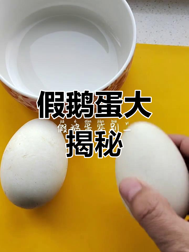 假鹅蛋揭秘:尺寸重量全曝光,警惕骗局!