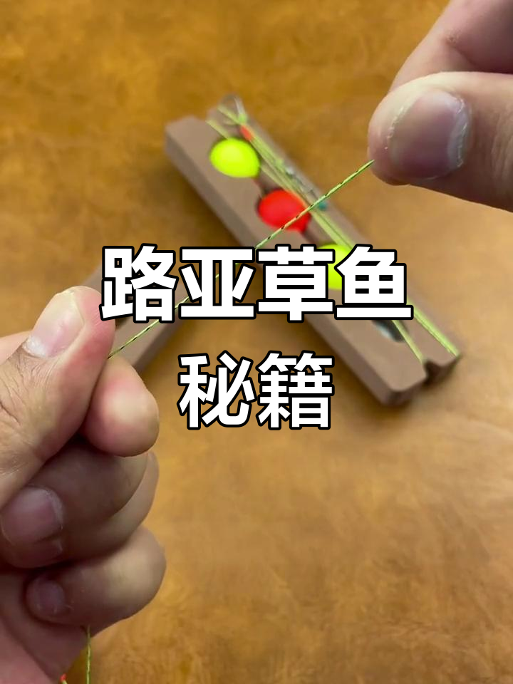草鱼钓组,加大浮珠更吸引,操作简单又高效!