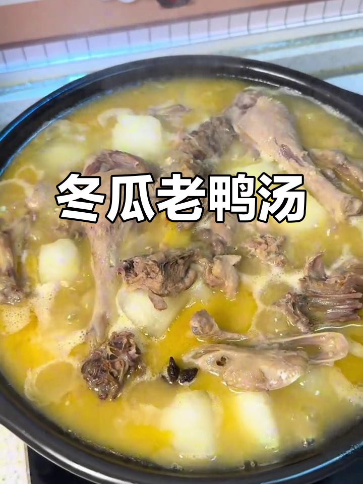 乡野冬瓜与麻鸭,砂锅慢炖出浓郁汤味
