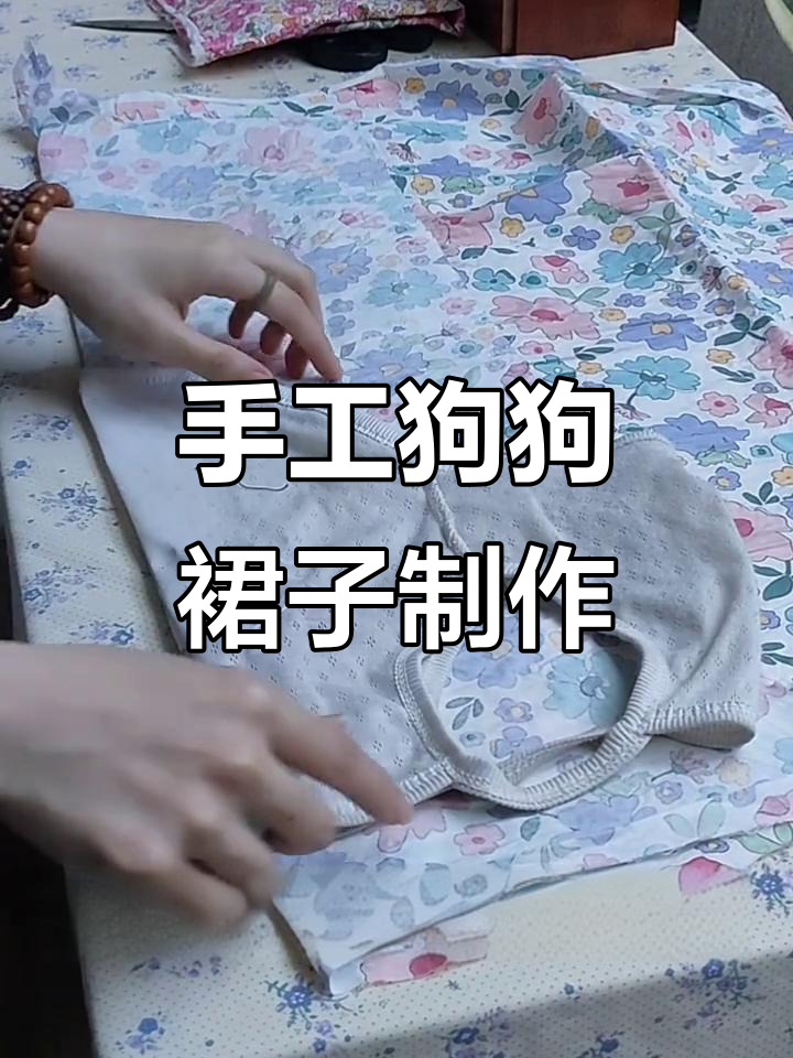 自制狗狗衣服教程，简单步骤教你做裙装
