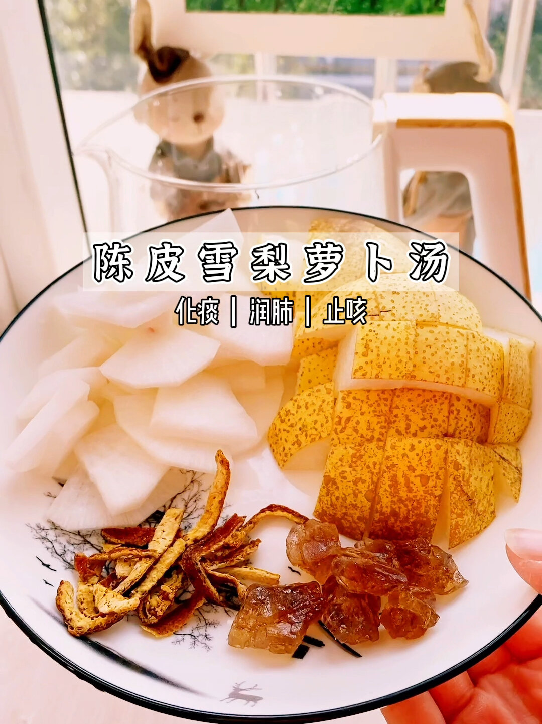 陈皮雪梨白萝卜汤|咳嗽痰多 煮给家人喝