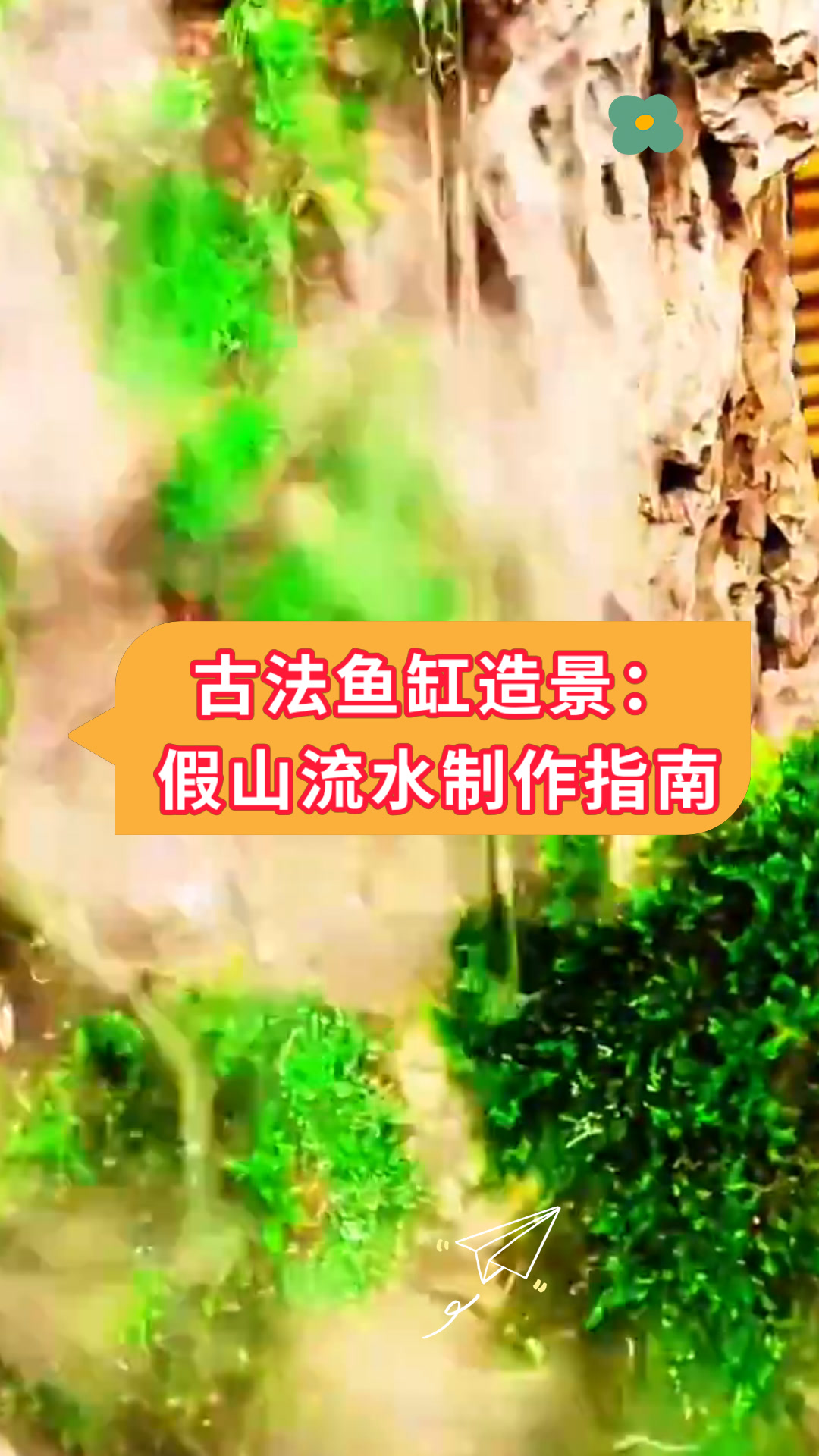 古法鱼缸造景:假山流水制作指南