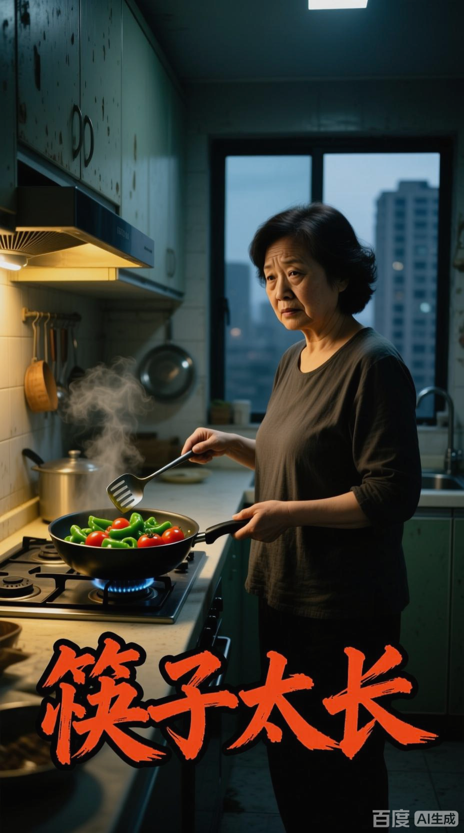 老妈黑暗料理之“青椒炒西红柿”