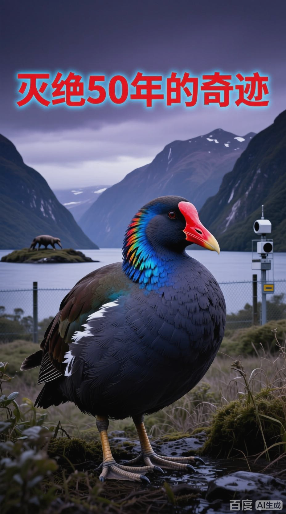 探秘珍稀鸟类巨水鸡